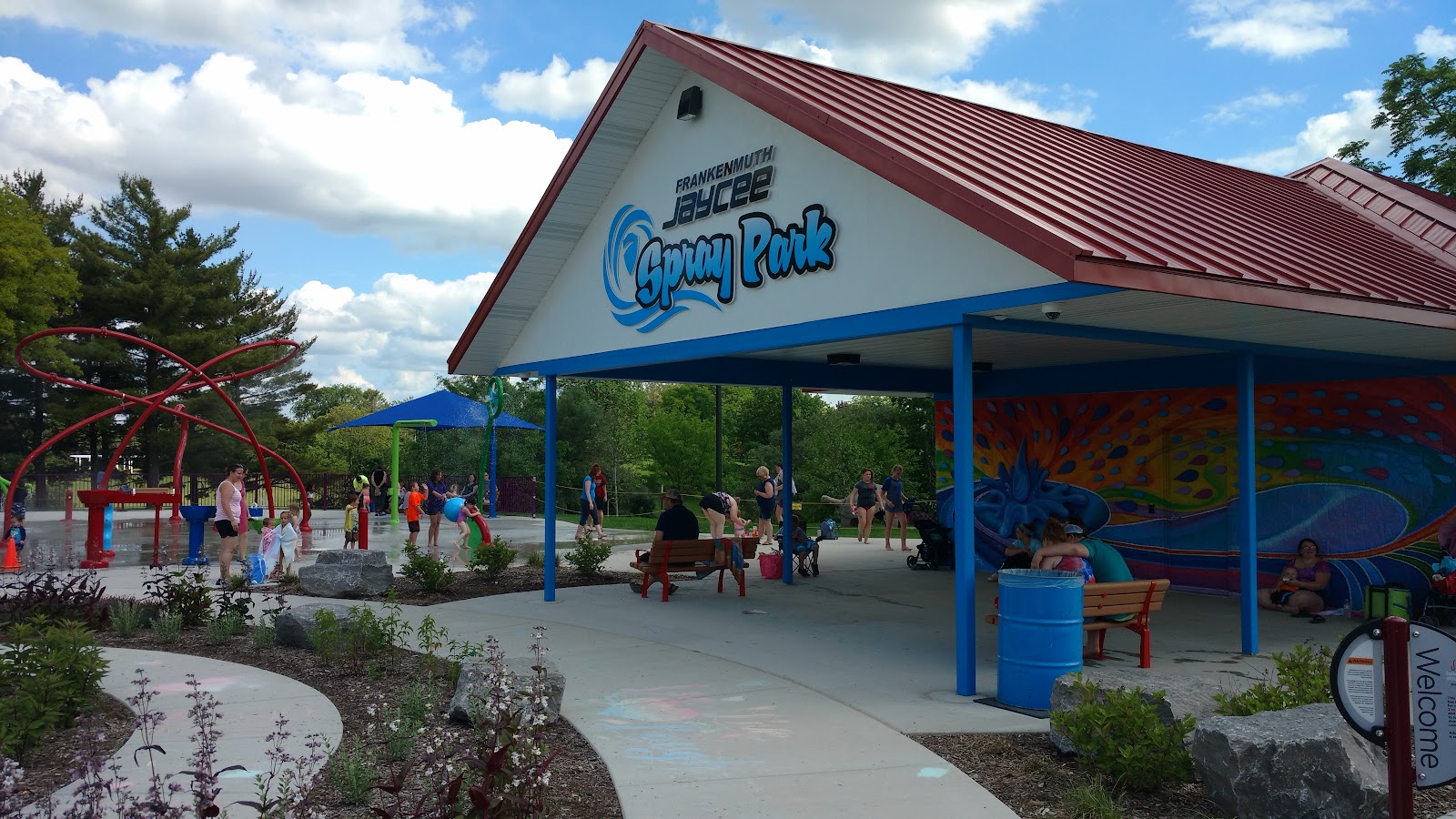 Frankenmuth Jaycee Spray Park in Frankenmuth